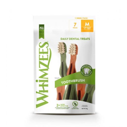 Whimzees Toothbrush (Medium - 7 stuks)