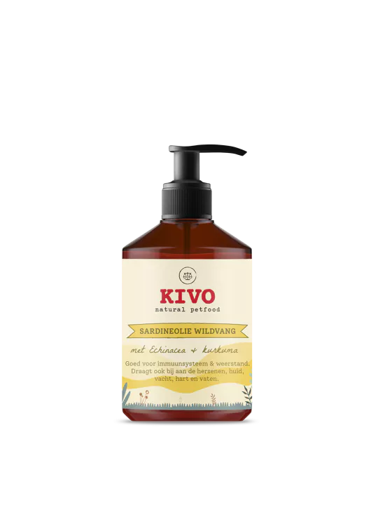 Kivo - Sardineolie met Echinacea & Kurkuma - 500ml
