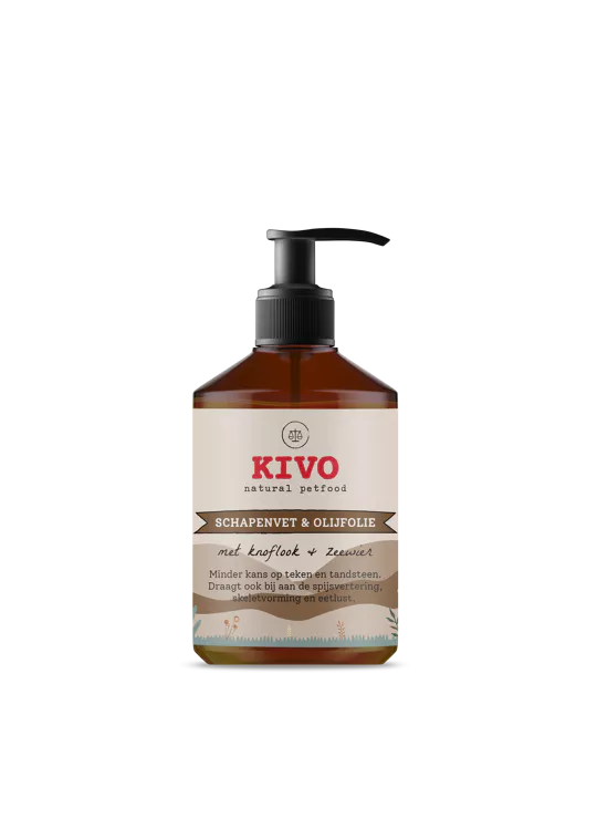 Kivo - Schapenvet met Knoflook & Zeewier - 500ml