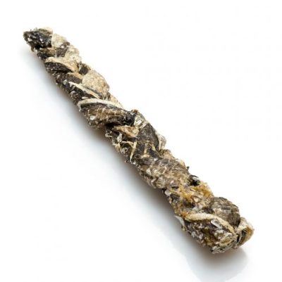 Gevlochten - kabeljauwhuid - 20cm - 3stuks